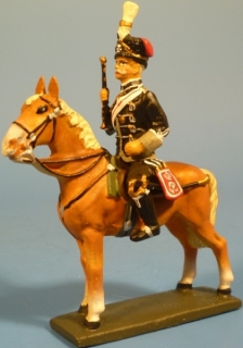 Genralfeldmarschall von Mackensen mit Marschallstab in Husarenuniform (Reiter ohne Pferd)