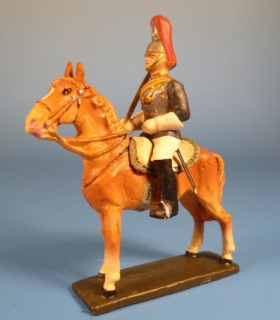 Horse Guard Krassier mit Degen zu Pferd