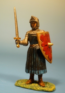Ritter mit Schwert und Schild