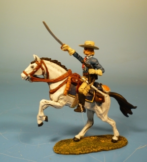 7US Kavallerie General Custer  zu Pferd