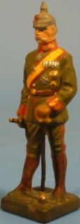 Generalfeldmarschall von Hindenburg mit Pickelhaube