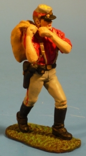 Konf�derierten Soldat mit Pulversack (f�r Kanone)