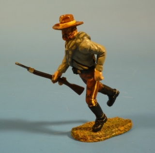 Konf�derierten Soldat im Angriff
