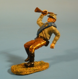 Konfderierten Soldat getroffen