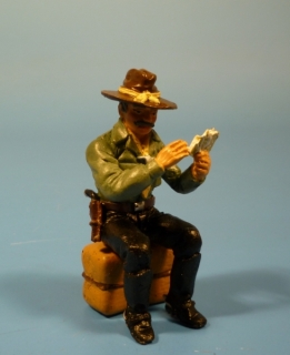 Cowboy beim Pokerspiel