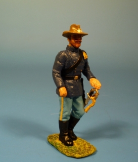 Vorgehender Unions Offizier