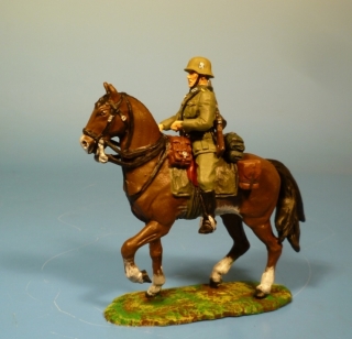 Wehrmacht Kavallerist Z�gel haltend