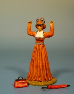 Lady H�nde hoch haltend