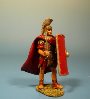 R�mischer Offizier mit Schwert und Schild