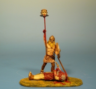 Zweikamofgruppe: Wikinger mit r�msichen Legion�r