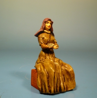 Edeldame / Burgfr�ulein sitzend