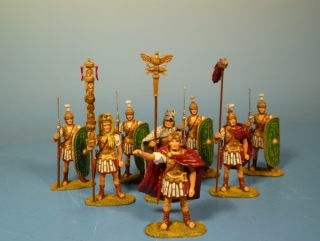 Julius C�sar mit Pr�torianer Garde