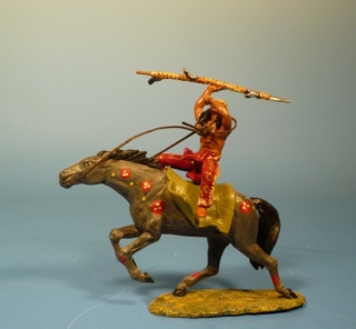 Indianer zu Pferd getroffen