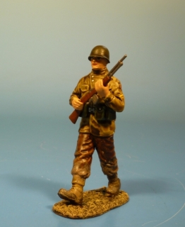 US GI mit BAR vorgehend