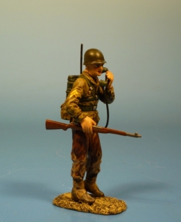 US Gi Funker vorgehend