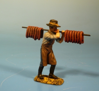 Cowboy Metzger mit Wrsten