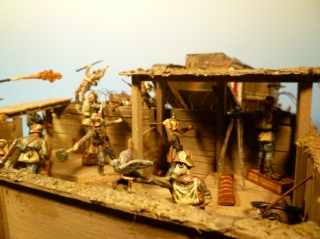 Diorama 1. Weltkrieg Schlachtfeld 1918