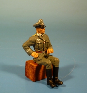 Luftwaffen Offizier sitzend f�r Fahrzeuge