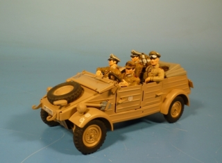 VW K�belwagen Typ 82 Afrikakorps mit Oberst Bayerlein und Generalfeldmarschall Erwin Rommel
