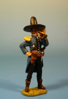 Cowboy stehend mit Pfeife