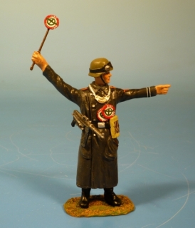 Militpolizist / Kettenhund mit Winkerkelle