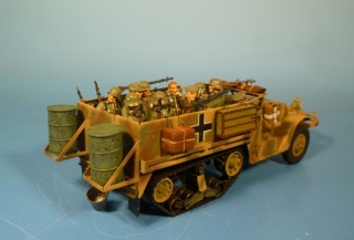 Beute M3 Half-track der deutschen Wehrmacht