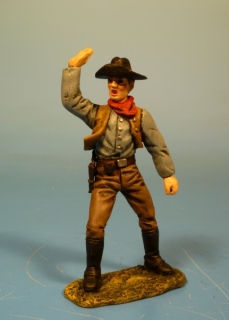 Cowboy zuschlagend