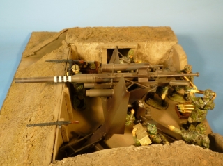 Lineol Diorama Flak Stellung 