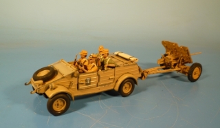 Afrikakorps VW Kbelwagen mit 3,6 cm Pak 36