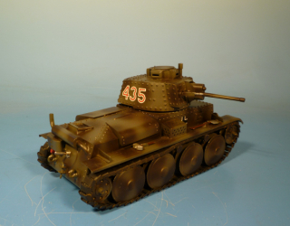 Lineol Kampfpanzer 38t aus Blech gefertigt