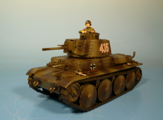 Lineol Kampfpanzer 38t aus Blech gefertigt