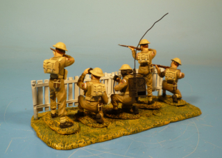 Britische Soldaten im Kampf