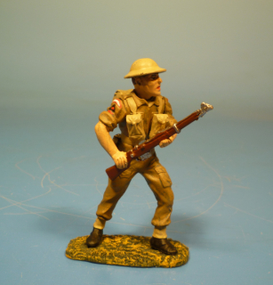 Britischer Soldat mit Gewehr 