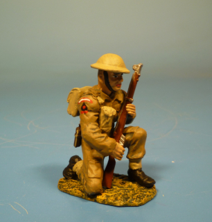 Britischer Soldat mit Gewehr 