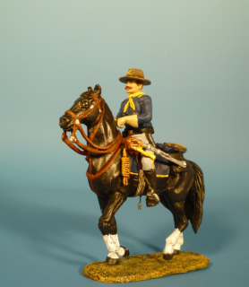 7US Kavallerie Offizier zu Pferd