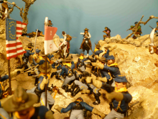 Diorama Kampf der Apachen
