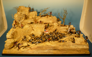 Diorama Kampf der Apachen
